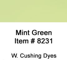 Mint Green Dye W. Cushing Co.