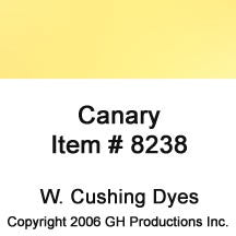 Canary Dye W. Cushing Co.