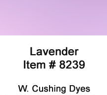 Lavender Dye W. Cushing Co.
