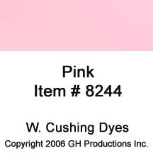 Pink Dye W. Cushing Co.