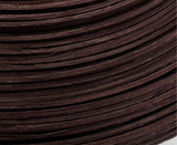 Chocolate - 1/2" Flat - Dyed Reed (1/4 lb coil)