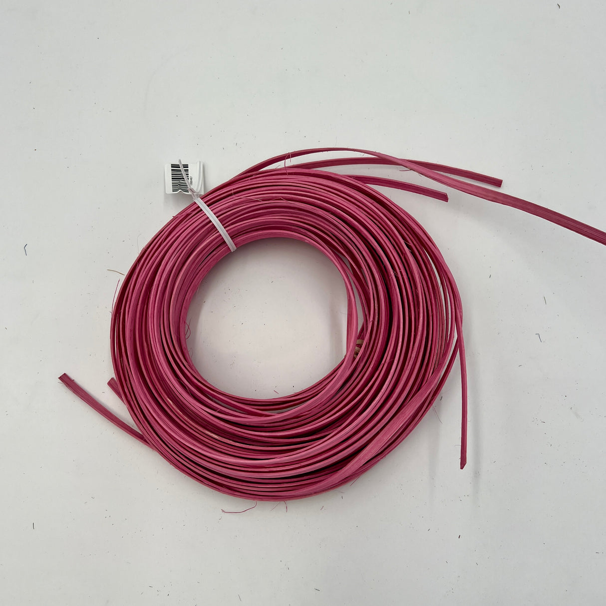 Rose Pink - 1/4" Flat - Dyed Reed (1/4 lb coil)