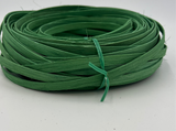 Kelly Green - 3/8" Flat - Dyed Reed (1/2 lb coil)