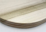 8" x 12" Oblong Slotted Hardwood Base