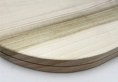 8" x 12" Oblong Slotted Hardwood Base