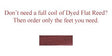 per foot - DYED 1/4" Flat Burgundy--Sold by the foot.