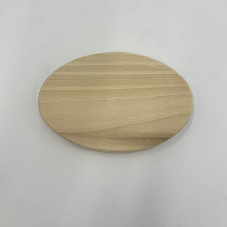 Oval 4 inch x 6 inch Hardwood Slotted Base