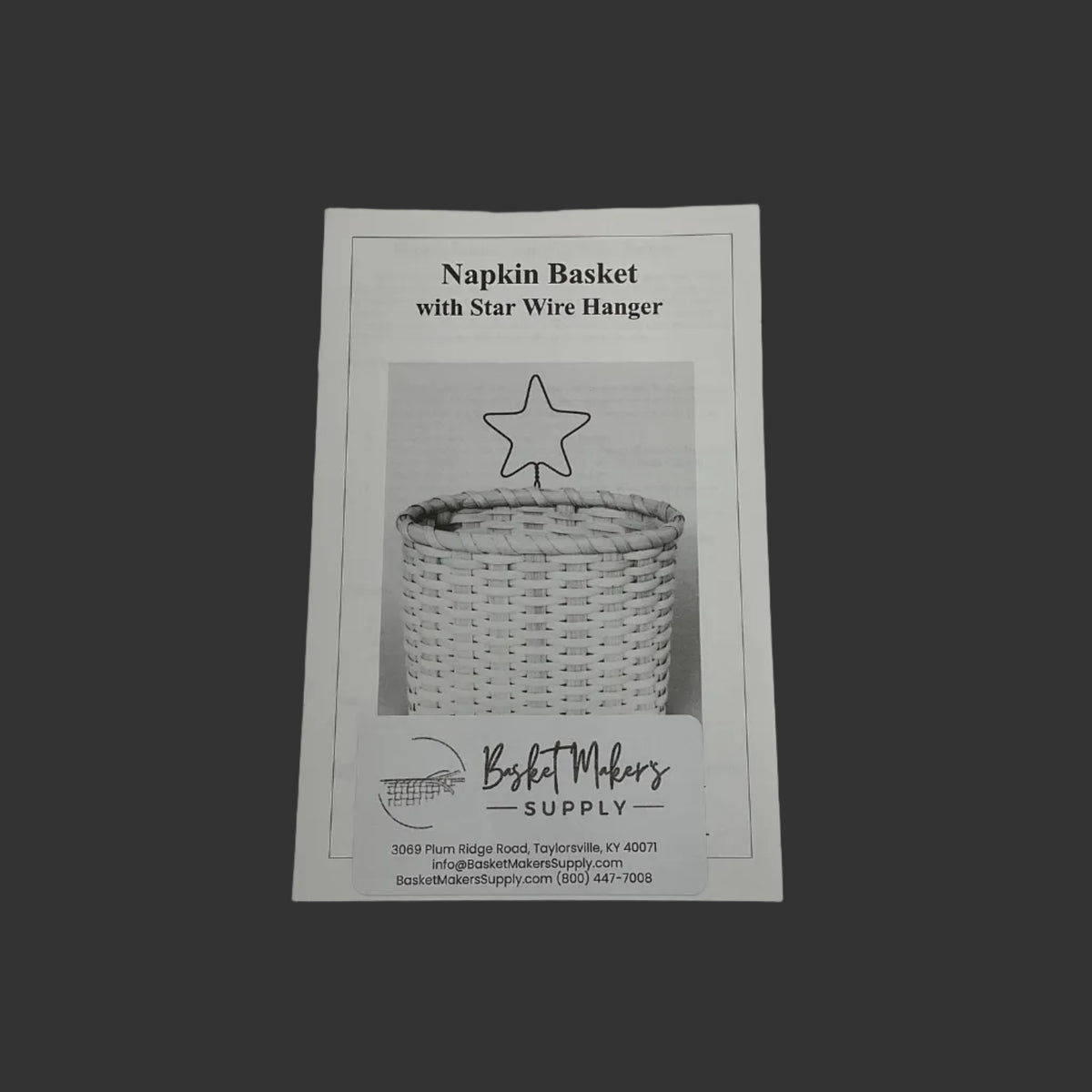 Napkin Basket Pattern