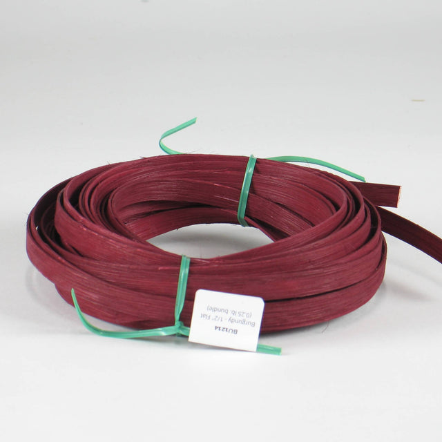 Burgundy - 1/2" Flat (0.25 lb. bundle)