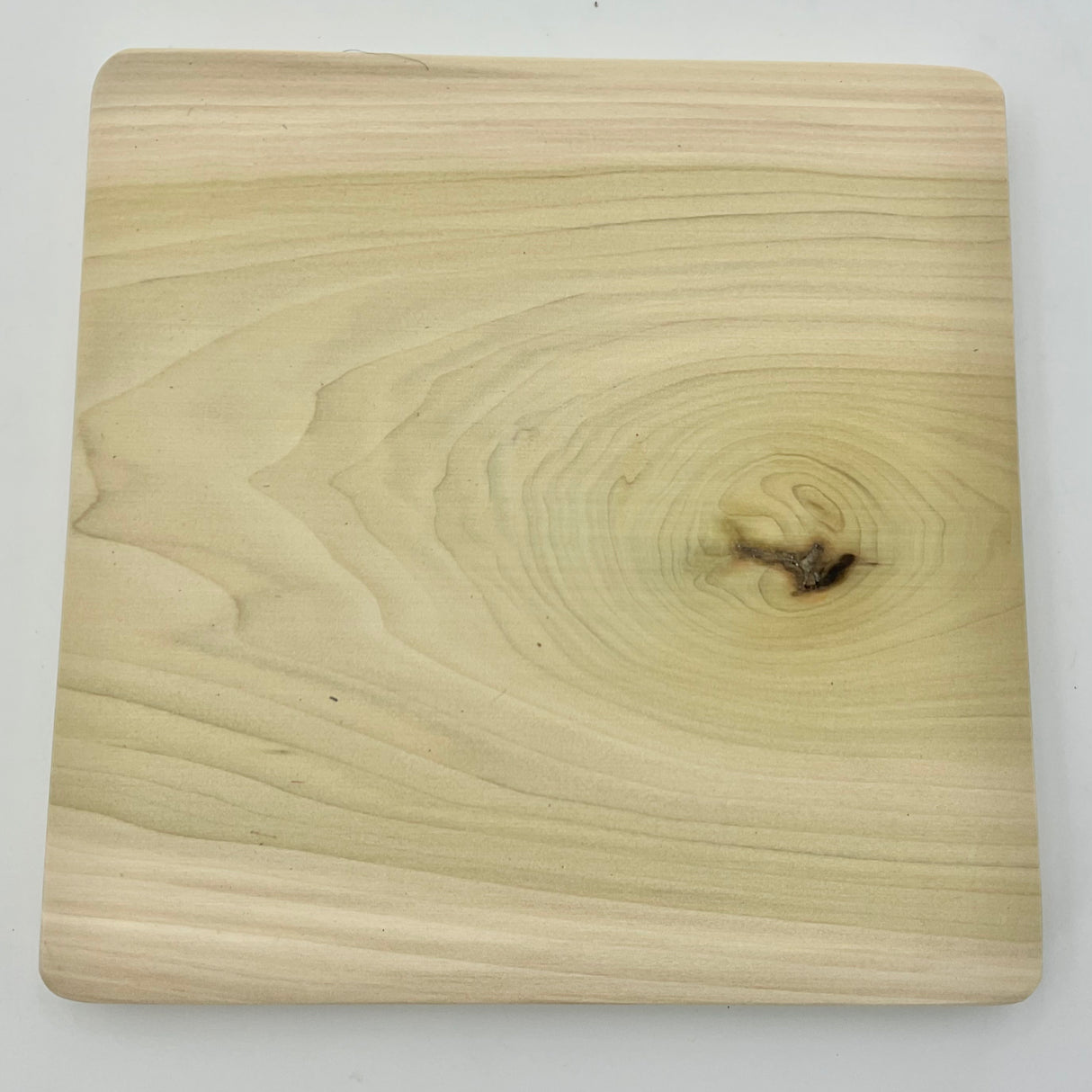 10" Square Slotted Hardwood Base