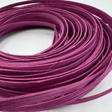 Violet - 1/4" Flat - Dyed Reed (1/4 lb coil)