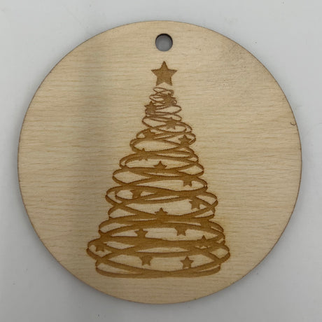 Wooden Disc Embellishment