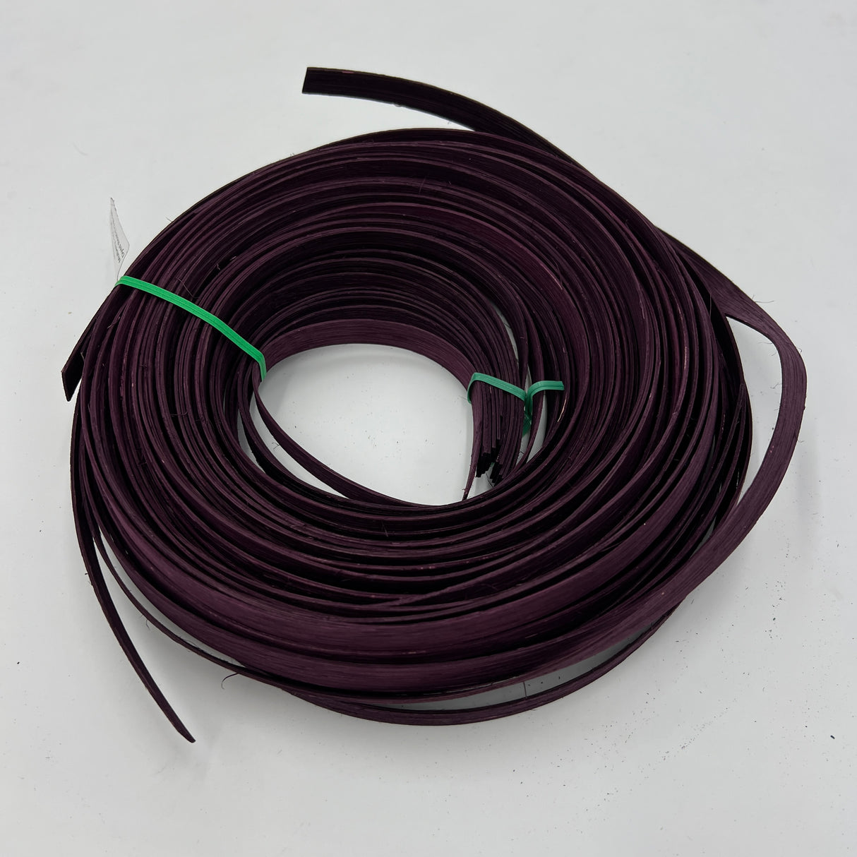 Mulberry - 1/2" Flat - Dyed Reed (1/2 lb coil)