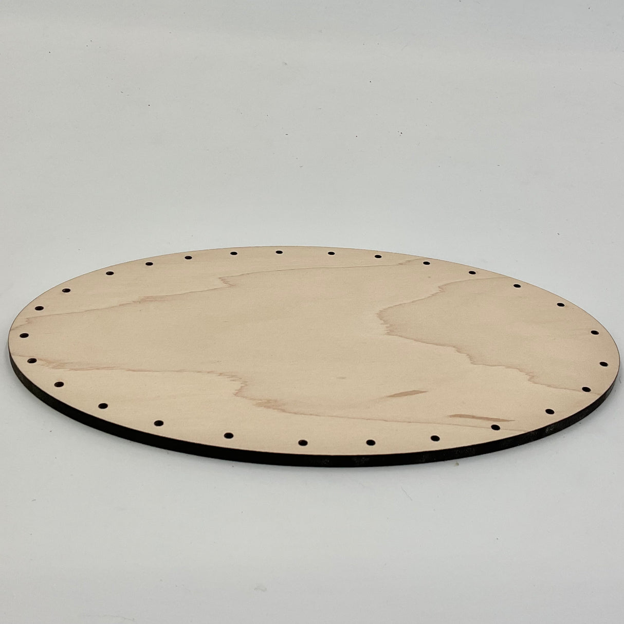 6" x 10" Oval Drilled Base with 27 Holes
