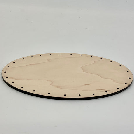 6" x 10" Oval Drilled Base with 27 Holes