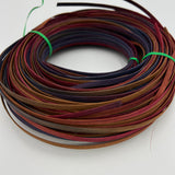 Painted Desert - 1/4" Flat - Variegated/Space Dyed Dyed Reed (1/2 lb coil)