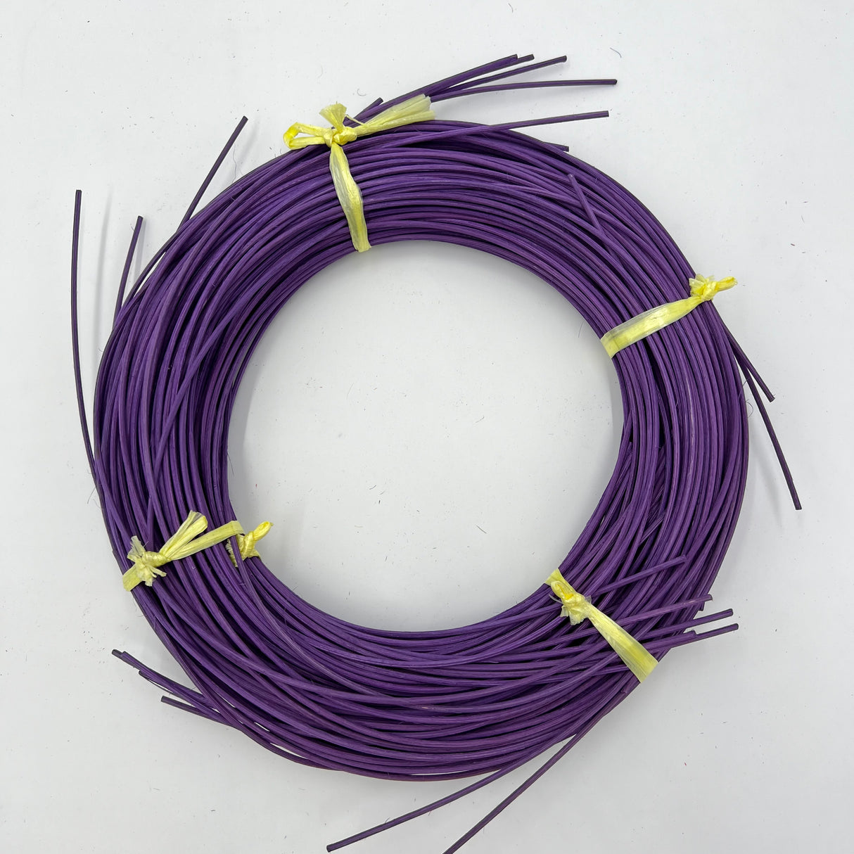 Purple - #3 Round - Dyed Reed (1/2 lb coil)