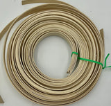 Ecru - 1/2" Flat - Dyed Reed (1/4 lb coil)