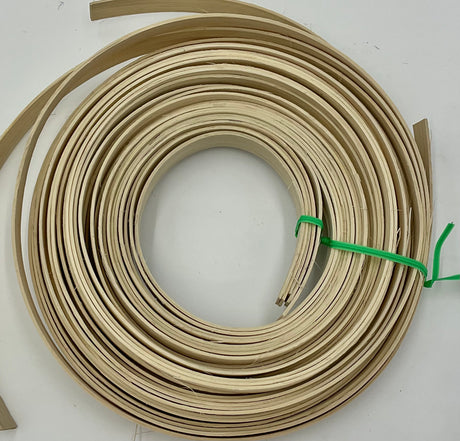 Ecru - 1/2" Flat - Dyed Reed (1/4 lb coil)