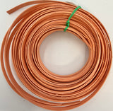 Georgia Peach - 3/8" Flat - Dyed Reed (1/4 lb coil)