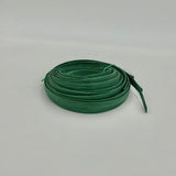 Jade Green - 1/2" Flat - Dyed Reed (1/4 lb coil)