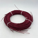 Burgundy - #2 Round - Dyed Reed (1/2 lb coil)