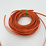 Peach - 1/4" Flat - Dyed Reed (1/4 lb coil)