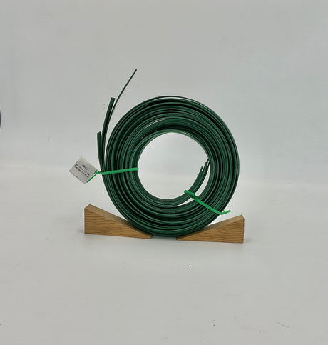 Jade Green - 1/2" Flat - Dyed Reed (1/4 lb coil)