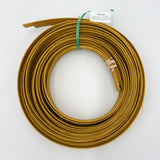 Mustard - 1/2" Flat - Dyed Reed (1/4 lb coil)