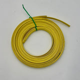 Lemon Yellow - 1/2" Flat - Dyed Reed (1/4 lb coil)