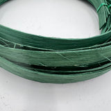 Jade Green - 1/2" Flat - Dyed Reed (1/4 lb coil)