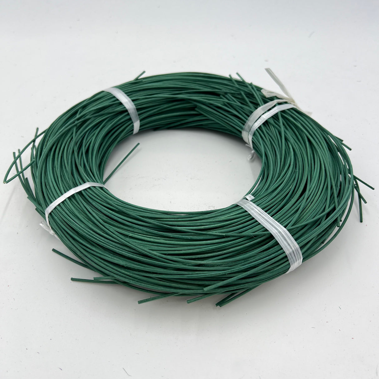 Jade Green - #2 Round - Dyed Reed (1/2 lb coil)