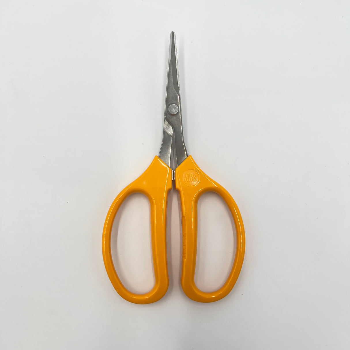 Japanese ANGLED SHORT BLADE Scissor (Orange Handle)