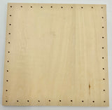 8" Square Drilled Base with 37 Holes