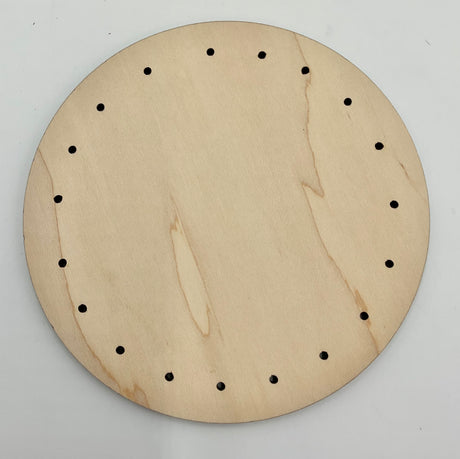 6" Round Drilled Base with 19 holes