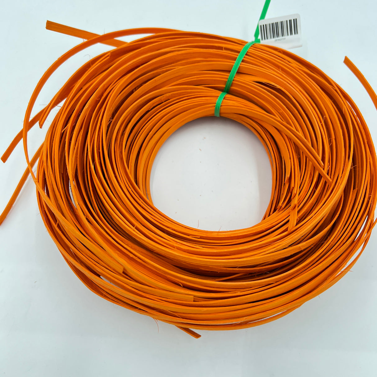 Sunshine Orange - 1/4" Flat - Dyed Reed (1/2 lb coil)