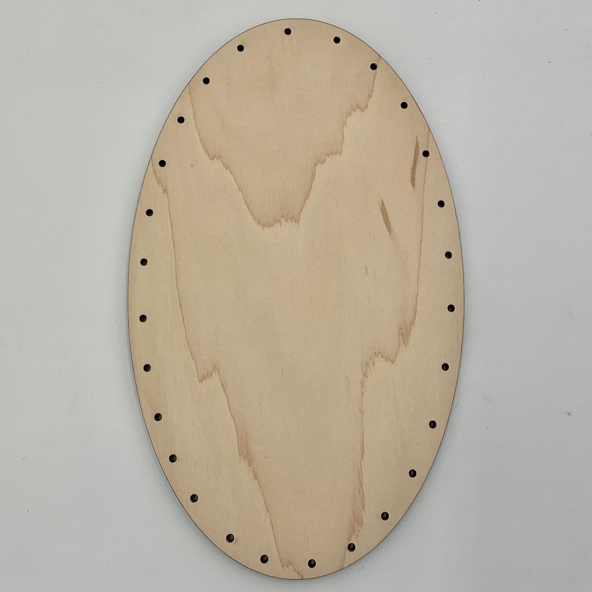 6" x 10" Oval Drilled Base with 27 Holes