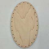 6" x 10" Oval Drilled Base with 27 Holes