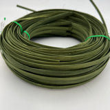 Moss Green - 1/4" Flat - Dyed Reed (1/2 lb coil)