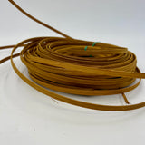 Mustard - 1/4" Flat - Dyed Reed (1/4 lb coil)