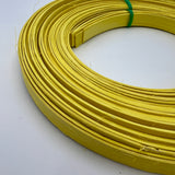 Lemon Yellow - 1/2" Flat - Dyed Reed (1/4 lb coil)