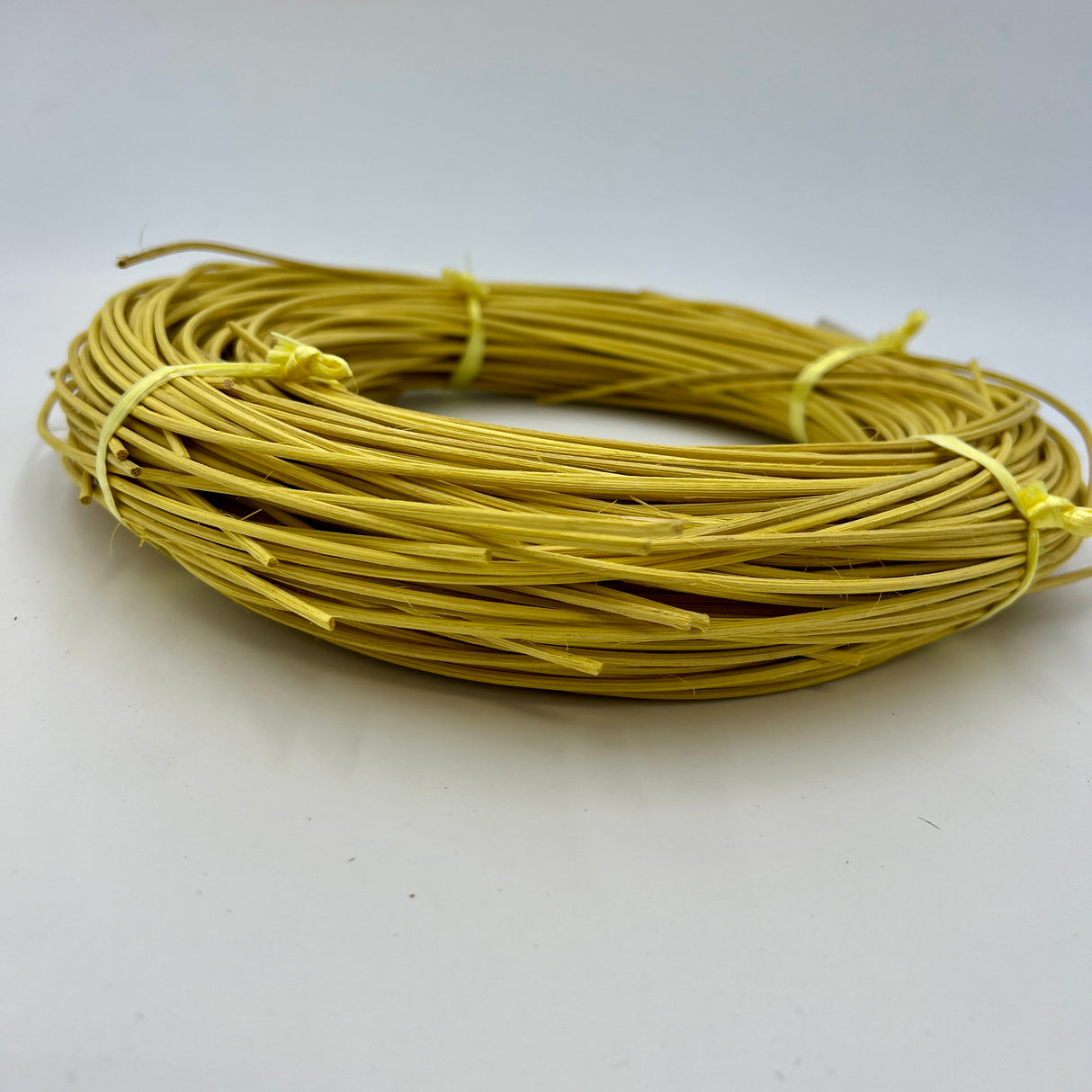 Lemon Yellow - #3 Round - Dyed Reed (by the foot)