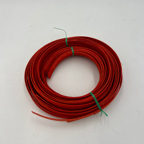 Paprika - 1/2" Flat - Dyed Reed (1/2 lb coil)