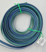 Mediterranean - 1/2" Flat - Variegated/Space Dyed Dyed Reed (1/4 lb coil)
