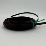 Dark Brown - 3/8" Flat - Dyed Reed (1/4 lb coil)