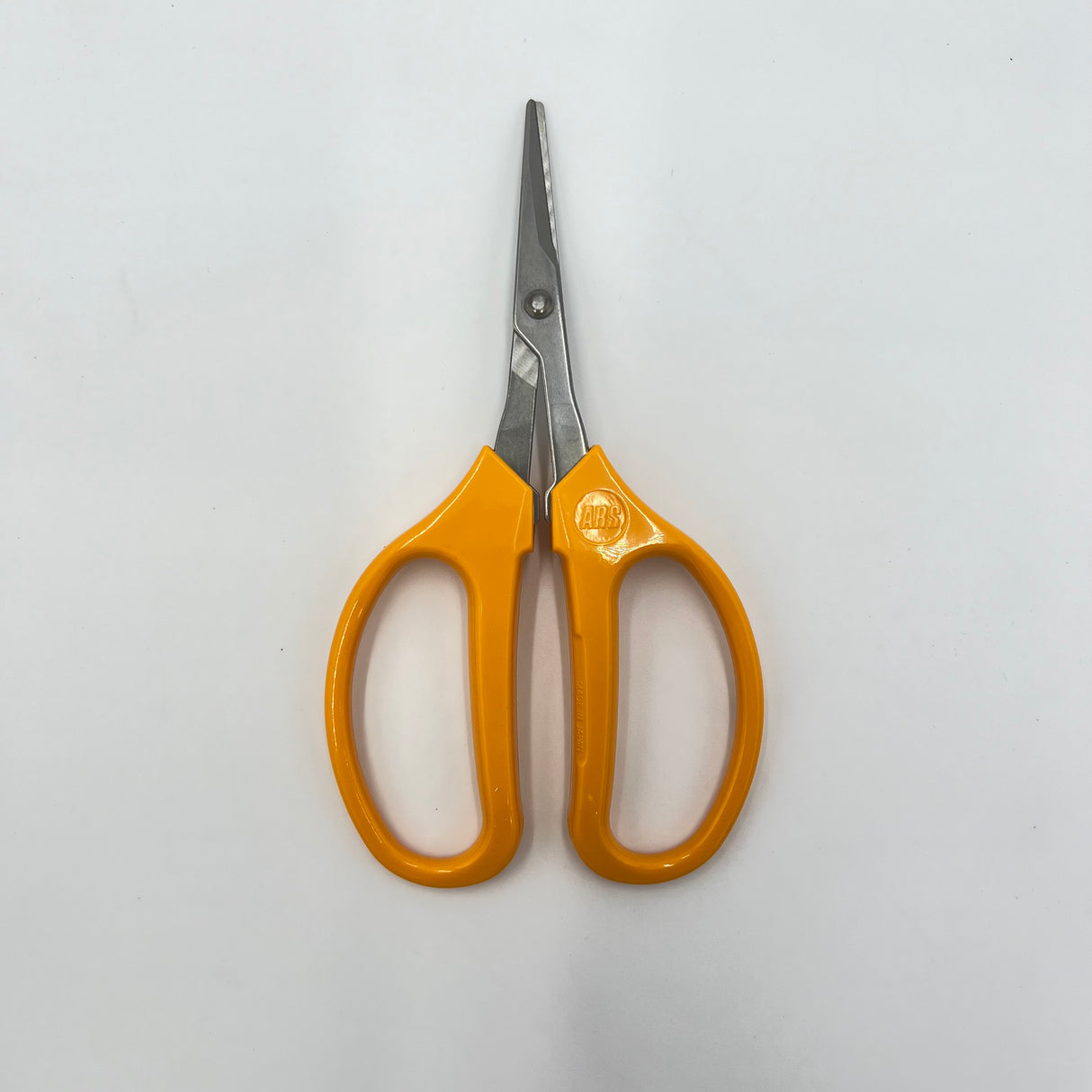 Japanese ANGLED SHORT BLADE Scissor (Orange Handle)