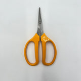 Japanese ANGLED SHORT BLADE Scissor (Orange Handle)