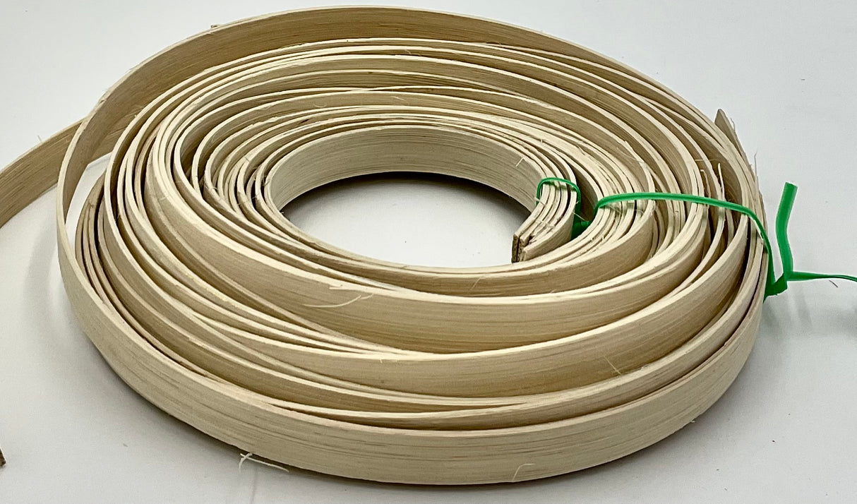 Ecru - 1/2" Flat - Dyed Reed (1/4 lb coil)