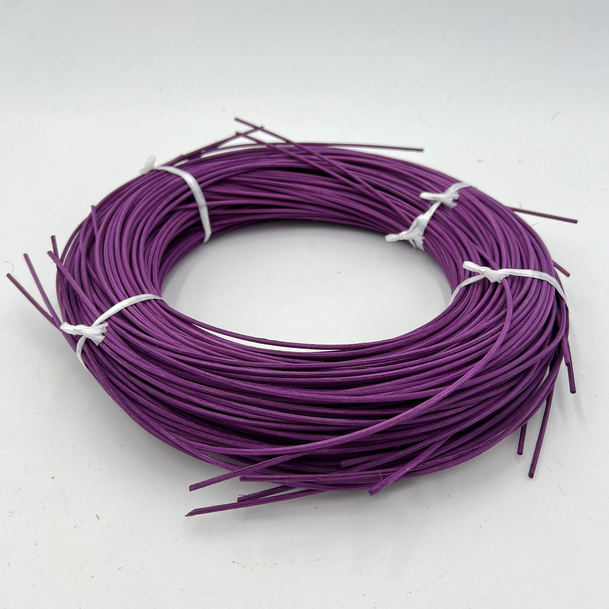 Aubergine - #3 Round - Dyed Reed (1/2 lb coil)