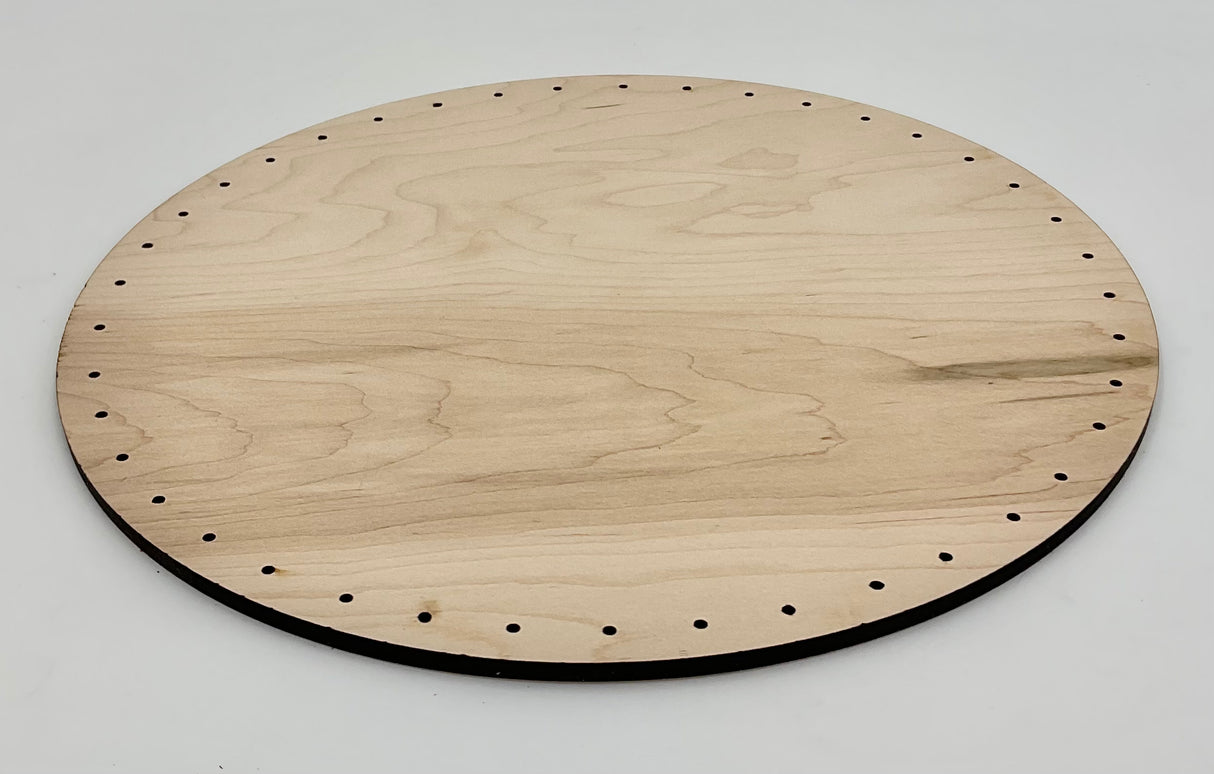12" Round Drilled Base with 41 Holes